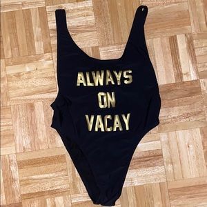 Always on Vacay One Piece Swimsuit